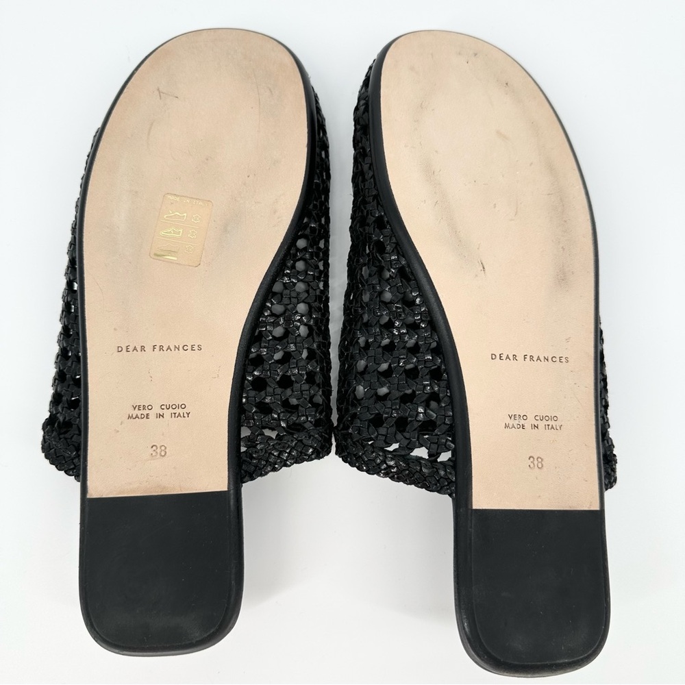 Dear Frances Rollo Weave Mule Sandals - Picture 9 of 13